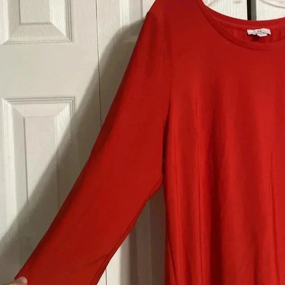 Halston red blouse shirt top - Picture 5 of 9